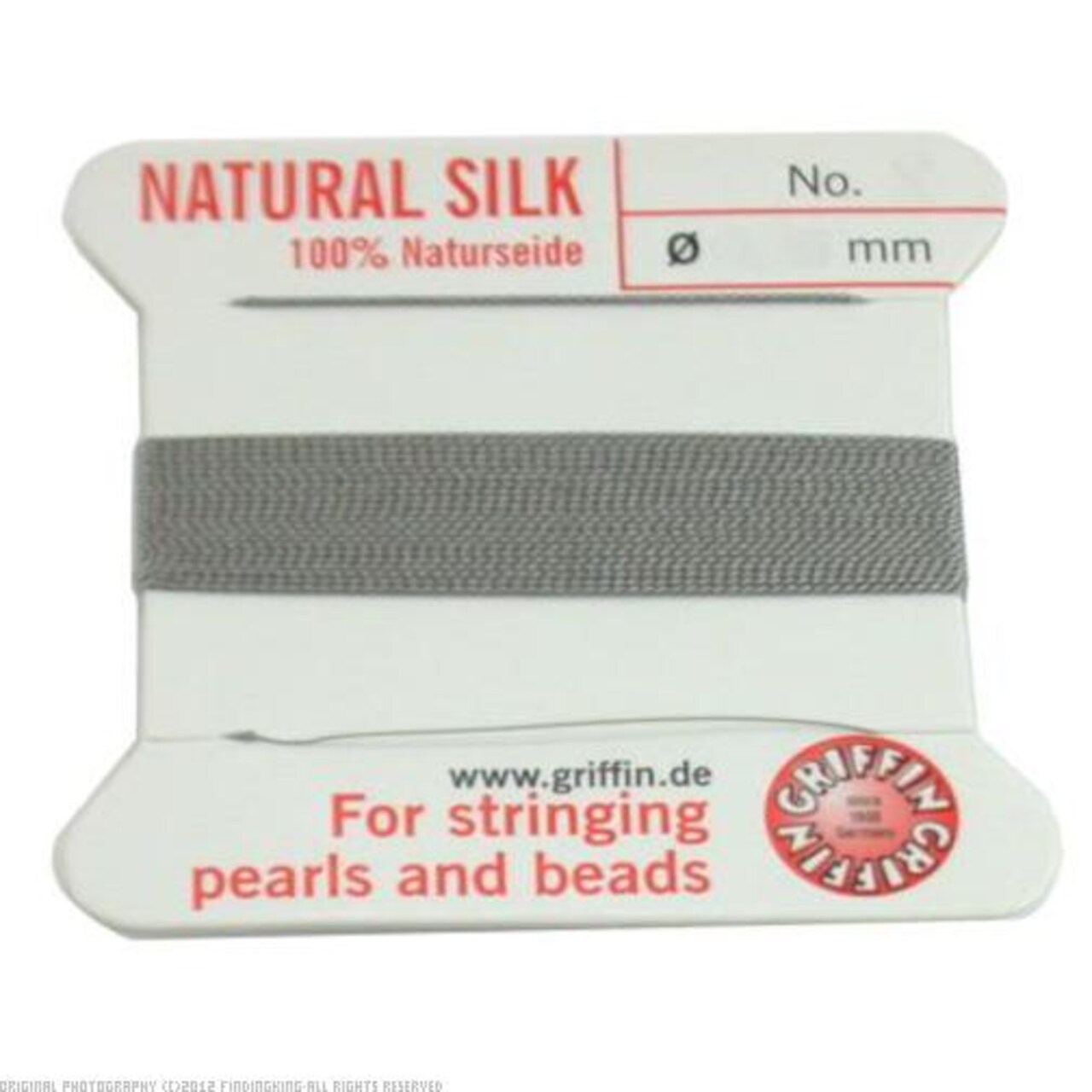 Grey Griffin Silk Bead Stringing Cord #3